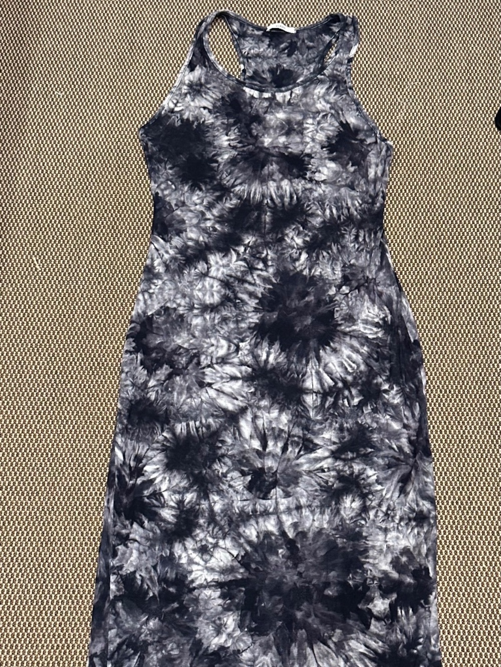 LADIES ACEMI TIE DYE MAXI DRESS M